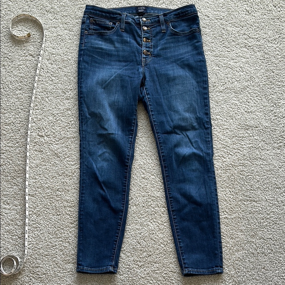 J. Crew Blue Skinny Jeans Classic Fit